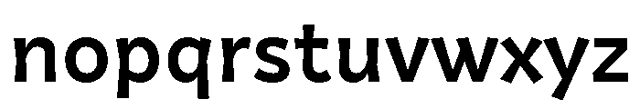 Squil Medium Font LOWERCASE