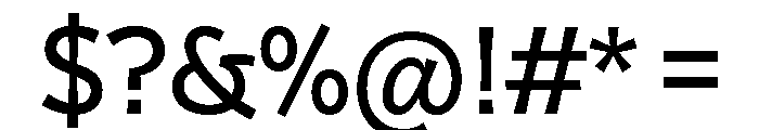 Squil Regular Font OTHER CHARS