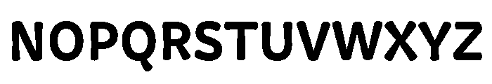 Squil Rounded Bold Font UPPERCASE
