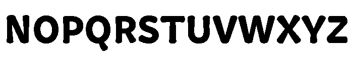 Squil Rounded Extra Bold Font UPPERCASE