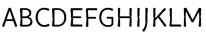 Squil Rounded Light Font UPPERCASE