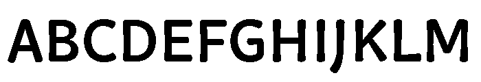 Squil Rounded Medium Font UPPERCASE