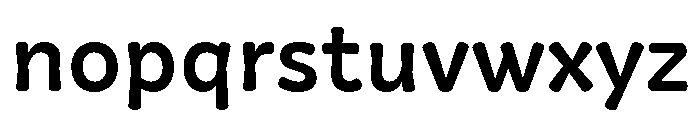 Squil Rounded Medium Font LOWERCASE