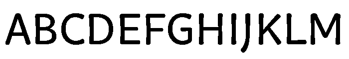 Squil Rounded Regular Font UPPERCASE