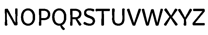 Squil Rounded Regular Font UPPERCASE