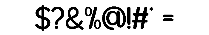 SRANK-Regular Font OTHER CHARS