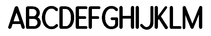 SRANK-Regular Font UPPERCASE
