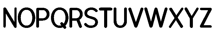 SRANK-Regular Font UPPERCASE