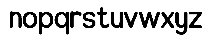SRANK-Regular Font LOWERCASE