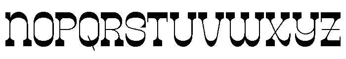 SROCX-Regular Font UPPERCASE
