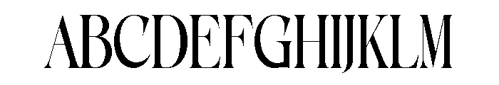 Srama Font UPPERCASE