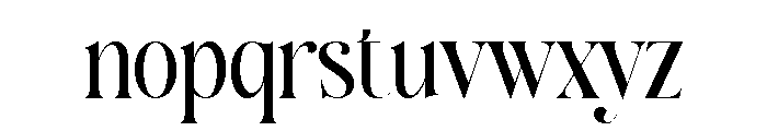 Srama Font LOWERCASE