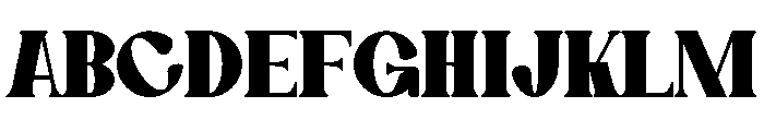 Sregko Font UPPERCASE