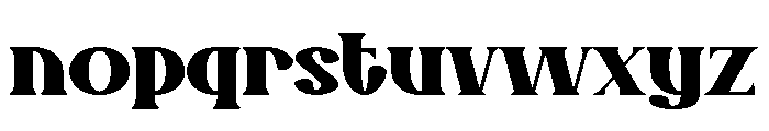 Sregko Font LOWERCASE