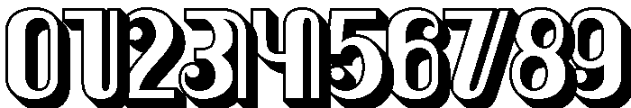 Sri Rejeki Extrude Font OTHER CHARS