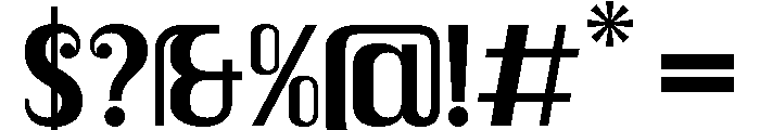 Sri Rejeki Regular Font OTHER CHARS