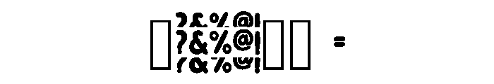 Srintil Regular Font OTHER CHARS