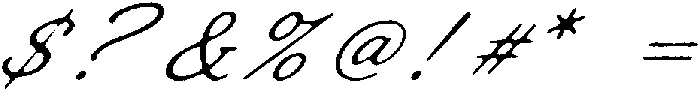 SR Script Light Oblique otf (300) Font OTHER CHARS