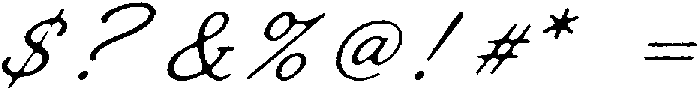 SR Script Light otf (300) Font OTHER CHARS