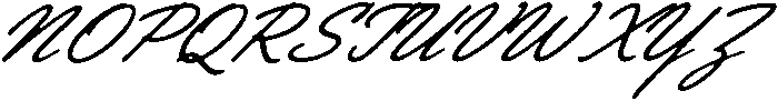 SR Script Oblique otf (400) Font UPPERCASE