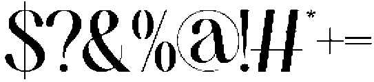 Sraken Regular otf (400) Font OTHER CHARS