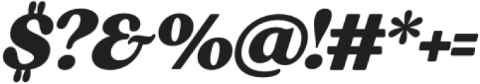 Sregs Serif Display Heavy Italic otf (800) Font OTHER CHARS