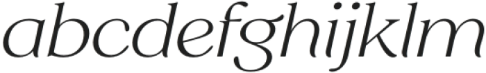 Sregs Serif Display Light Italic otf (300) Font LOWERCASE