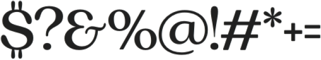 Sregs Serif Display Medium otf (500) Font OTHER CHARS