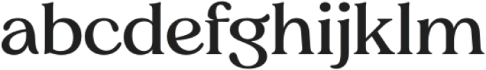 Sregs Serif Display Medium otf (500) Font LOWERCASE