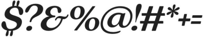 Sregs Serif Display Semi Bold Italic otf (600) Font OTHER CHARS