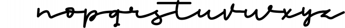 Sriwedari Signature Script Font LOWERCASE