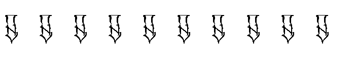 SR CUEN font Font OTHER CHARS