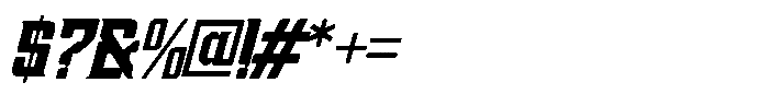 Sravex Sports Italic Font OTHER CHARS