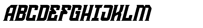 Sravex Sports Italic Font UPPERCASE
