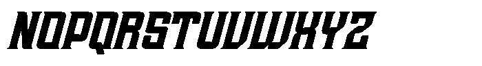 Sravex Sports Italic Font UPPERCASE