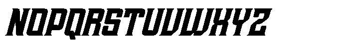 Sravex Sports Italic Font LOWERCASE