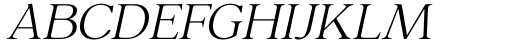 Sregs Serif Display Light Italic Font UPPERCASE
