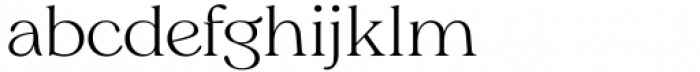 Sregs Serif Display Light Font LOWERCASE