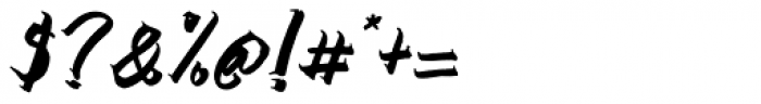 Srikaya Italic Font OTHER CHARS