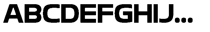 Srotone Extra Bold Font UPPERCASE