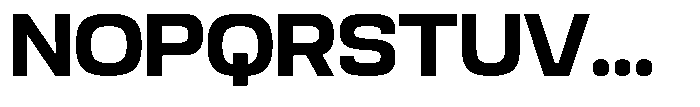 Srotone Extra Bold Font UPPERCASE