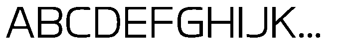 Srotone Light Font UPPERCASE