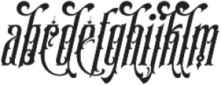 SS Amberosa Stylistic 14 otf (400) Font LOWERCASE