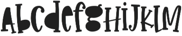 SS Bluegrass Wishes Solid Regular otf (400) Font LOWERCASE