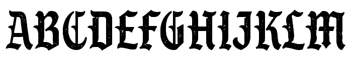S&S GreyHood Seven Font UPPERCASE