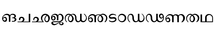 Ssoft's-Veena-ML Font UPPERCASE