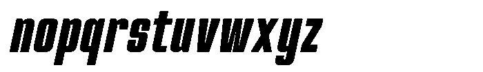 SS Tuslav Tuslav Italic Font LOWERCASE