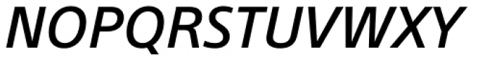 SST Medium Italic Font UPPERCASE