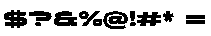 Strelka Extra Bold Font OTHER CHARS