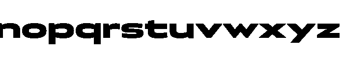 Strelka Extra Bold Font LOWERCASE